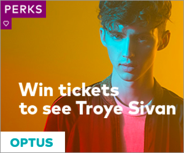 Optus Perks Music Troye Sivan